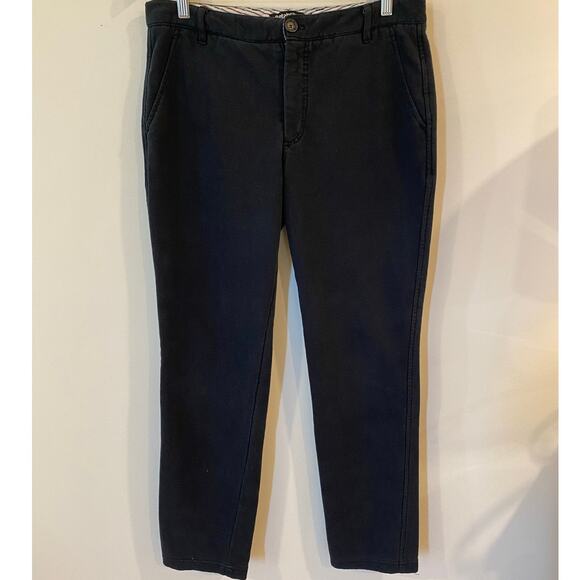 Beta Brand Straight Leg Chino Pants Cotton Blend Black Men's Size 32x32 - Picture 1 of 11